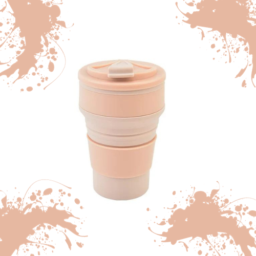 The Pink BevoFlex Collapsible Cup